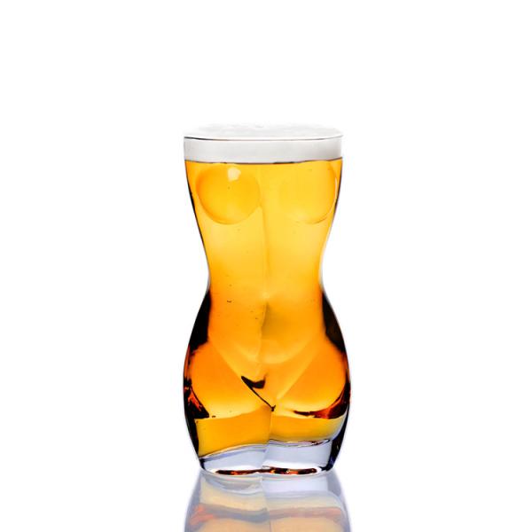 Vidros de cerveja relativos à promoção sem chumbo do OEM/ODM 375ml
