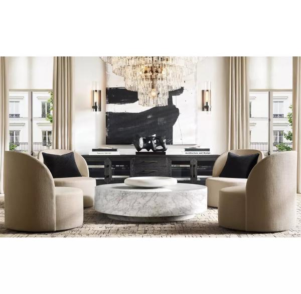Functional Bedroom Console Table Furniture Modern With Sintered Stone Top