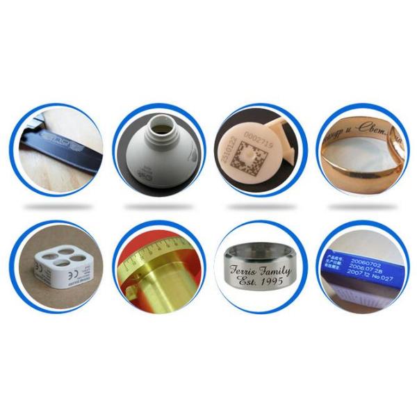 20w Fiber Laser Marking Machine , Mopa Laser Marking Machine For Stainless Steel