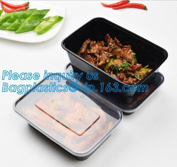 28oz Rectangular single-use Salad box manufacturer,Eco-friendly OPS Transparent Plastic Salad Container Wedding Disposab