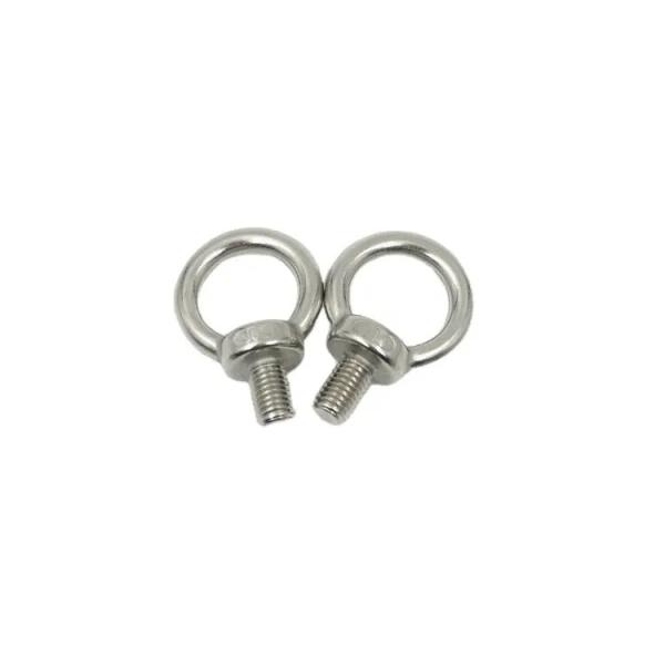 Правая рука Промышленный серебряный глаз болты Орехи Нить направление промышленный