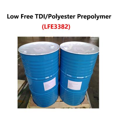Low Vapor Pressure Clear Low Free TDI / Polyester Prepolymer LFE3382 For Durable Coatings