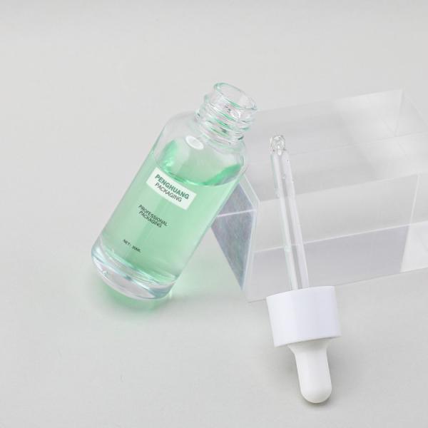 Clear Color Liquid Cosmetic Bottle 30ml Skincare Packaging 1oz