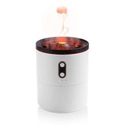 Vendas Quentes Humidificador de Vulcão JellyFish 2023 Mais Novo Mini Portátil Vulcão Forma Ultrassônico Humidificador Chama Humidificador de Medusa