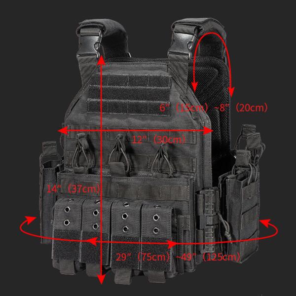 Quick Release Military Ballistic Armor 3kg 1000D Nylon NIJ IV Vest