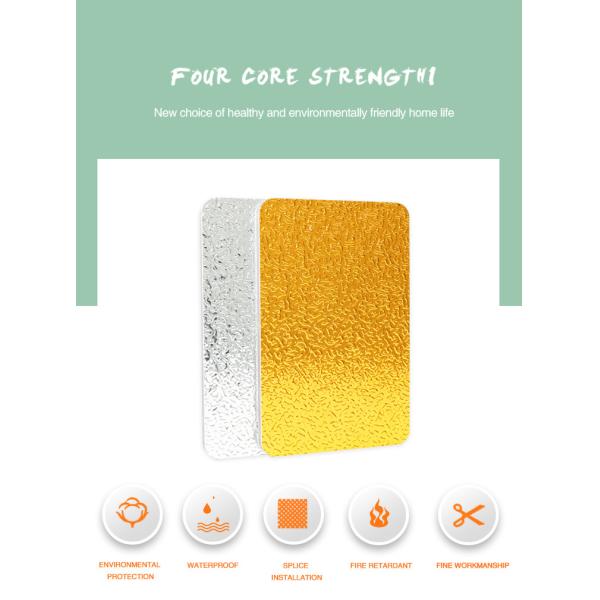 Огнеупорное доказательство прессформы панели стены облицовки древесины панели пульсации воды