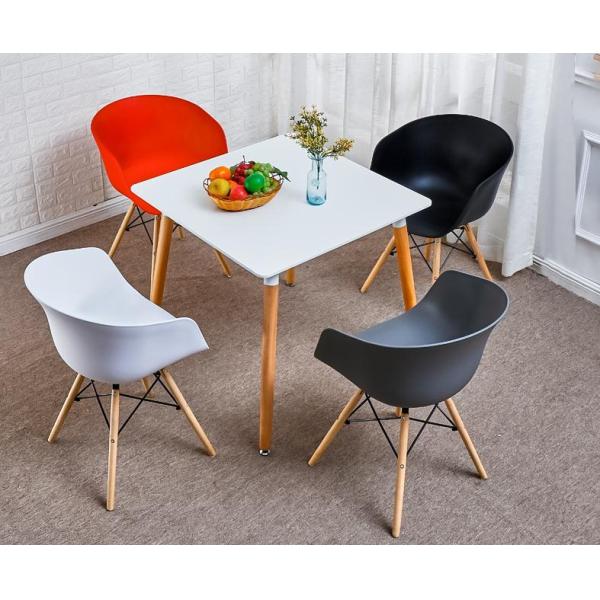 Nordic dining chair household desk backrest creative modern simple restaurant coffee negotiation plastic chair