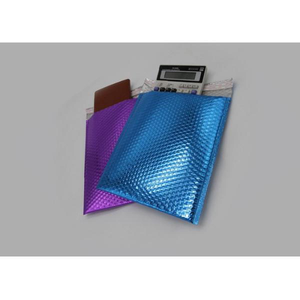 VMPET/CPE Structure Metallic Bubble Wrap Envelopes Custom Printing Self Sealed