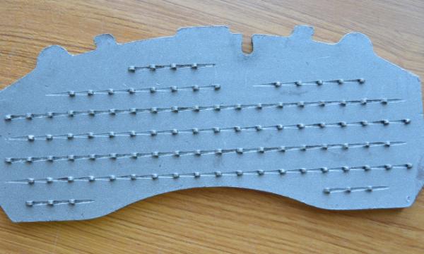 Semi Truck Brake Pad Customized Packaging , Disc Brake Pad Type