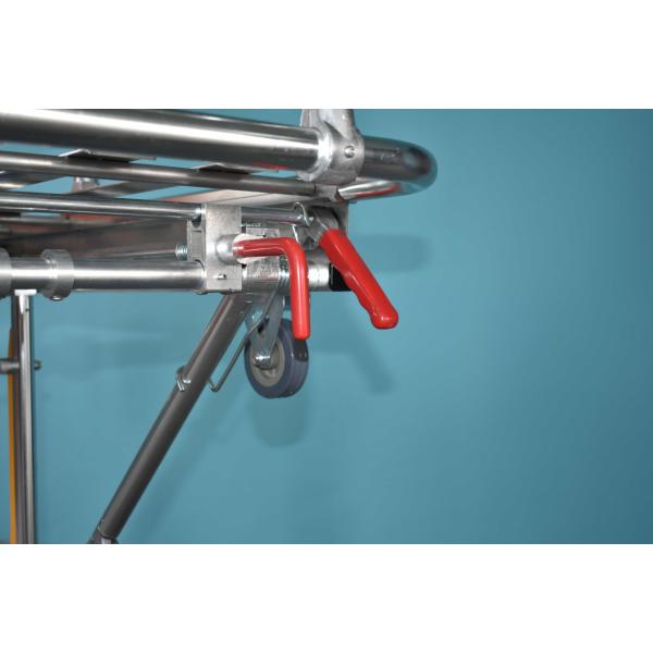 Carruaje de recuperación de pacientes de alta calidad Material de aleación de aluminio Producto médico Plegable de ambulancia