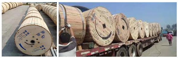 Aerial OPGW Fiber Optic Cable G652D 24 Core Single Mode Ground Wire
