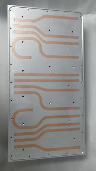 Tecnologia madura Blocos de refrigeração líquidos de água Placa fria com tubo de cobre