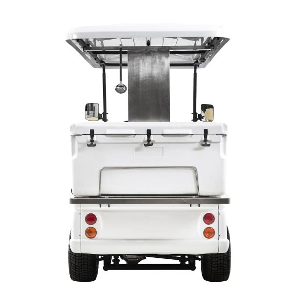 Электрический гольф-автомобиль с коробкой из алюминия для продажи / транспортировки продуктов питания