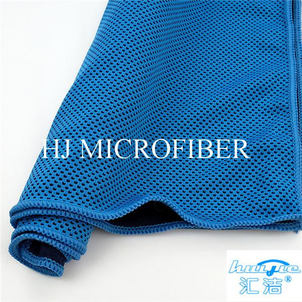 Factory Direct Microfiber Cleaning Cloth Blue Color Colorful Beach Square Towel 40*60cm