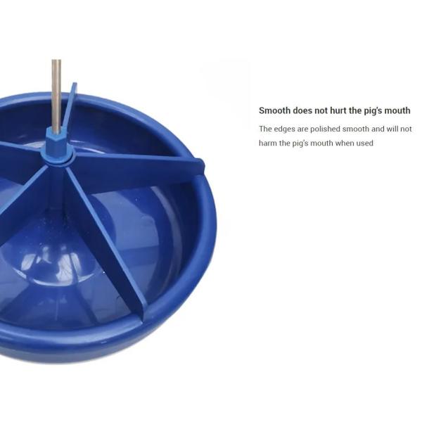 Farrowing Cage Round Feeder Trough 33.5cm Plastic Piglet Feeder