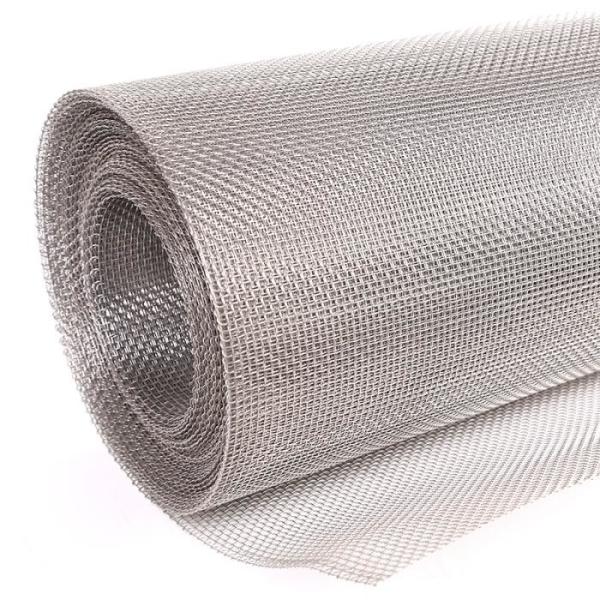 304 Stainless Steel Woven Wire Mesh Roll with Acid Resistance in 1.2m 1.5m Width