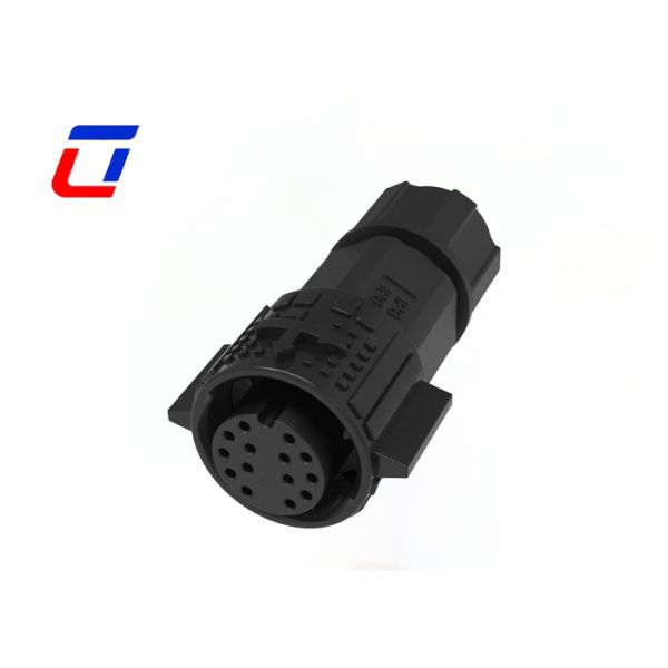 M19 Waterproof Bulkhead Connectors 14 Pin Wire To Board Power Connector 300V