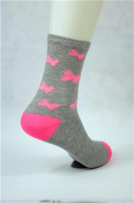 Adults / Children Pink Room Anti Slip Socks with Odor Resistant Material