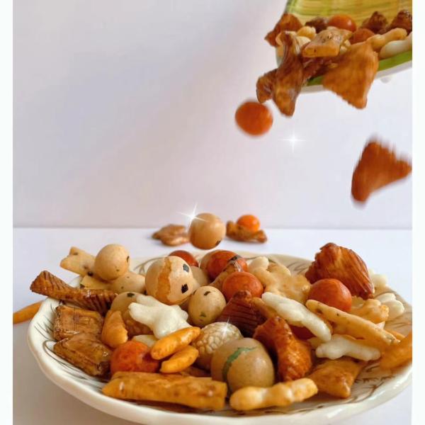 japonesas saludable de arroz dos galletas de cereales do petisco