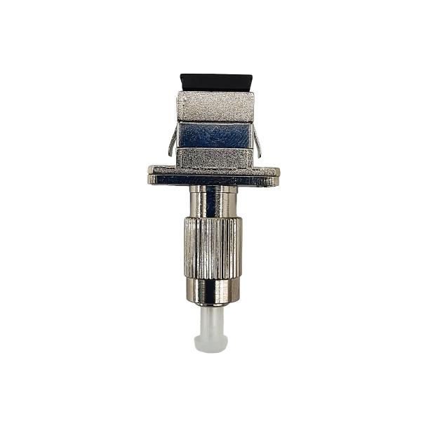 SC Female to FC Male UPC Singlemode Fiber Optic Hybrid Adapter Metal Converter