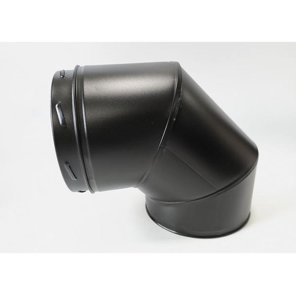Heat Insulation Fireplaces Stoves SS304 Extraction Chimney Elbow Pipe 5Inch