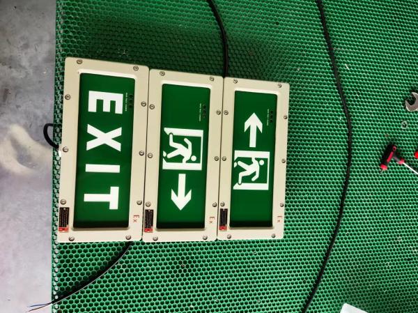 ATEX / IECEx / RoHS / CNEX / ISO9001 認証済み コンパクト防爆非常口灯 CRI ≥70 危険場所向けカスタマイズ可能