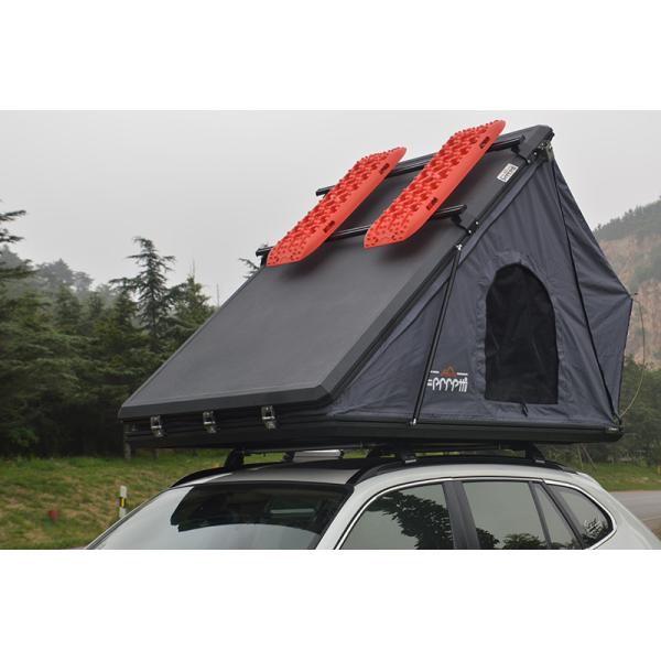 Roof Basket Outdoor Aluminum Hard Shell Roof Top Tent with LED Light Strop Cover Design