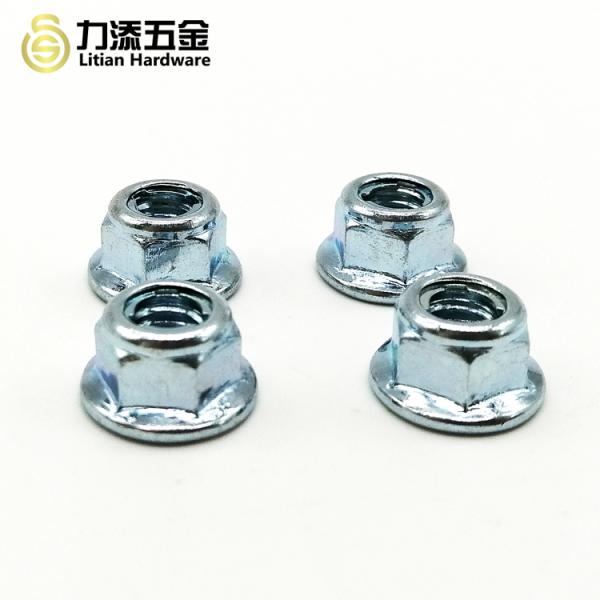 GB6184 GB6185 Stainless Steel Self Locking Nut , Din 980 Nut M10