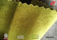 Densidade 150-230gsm material da roupa de veludo da tela de veludo do poliéster da malha da urdidura de Itália Ks