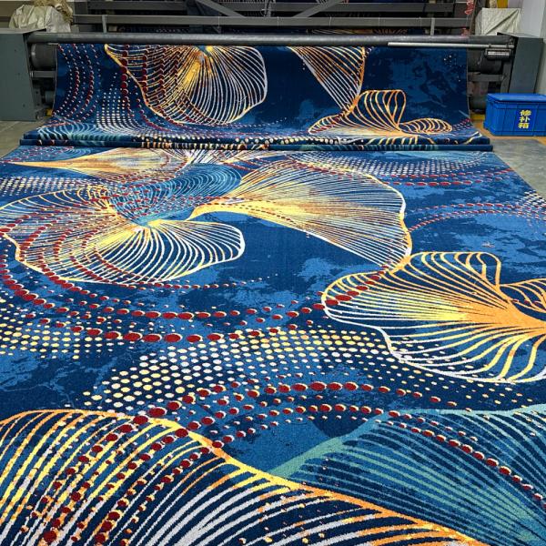 PRAYER Western Corridor Axminster Carpet in Rectangle Shape with Nylon Material and Long