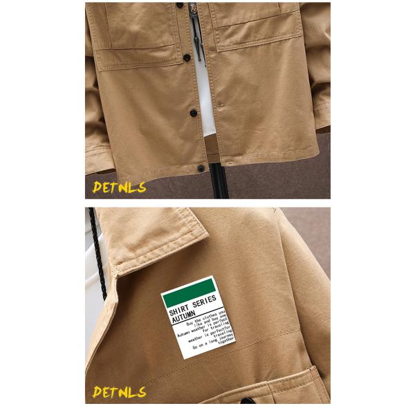 100% Cotton Solid Color Casual Long-sleeved Shirt Fashionable Thin Comfortable Style
