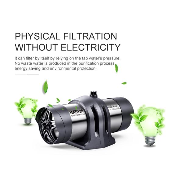 Purificateur d'eau pour toute la maison en acier inoxydable