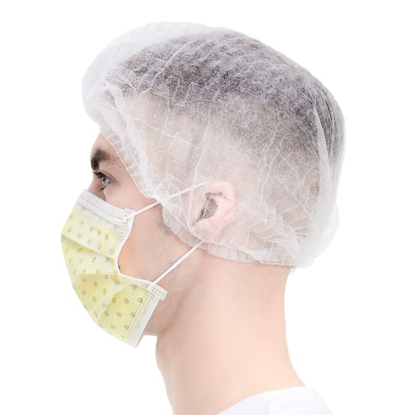 Haixin Health Children Facemask Non-woven Fabric Yellow Pediatric Masks Medical Disposable Face Mask Suppliers Wholesale