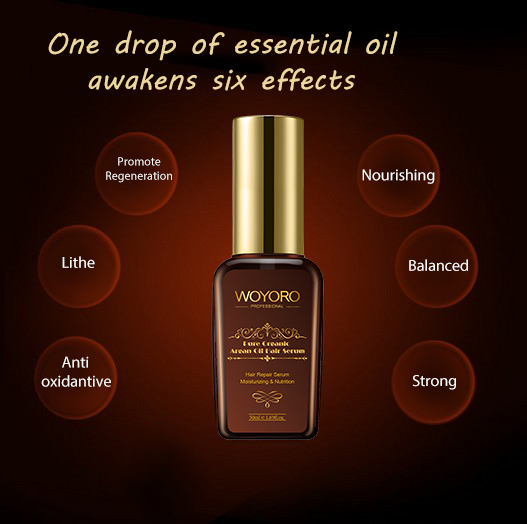 Nourishing Antioxidantive Argan Oil Hair Treatment Balanced Regrowth Essential Oil 50ml