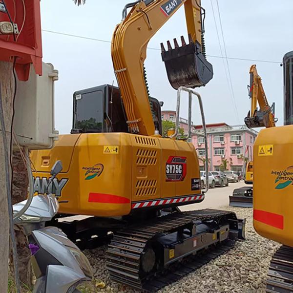 Used Sany SY75C Excavator 7 Ton Brand New Style SY 75CPRO Diesel Engine Excavator