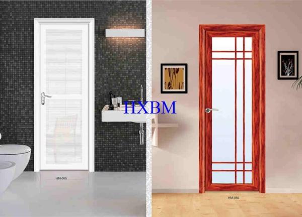 Portas interiores de alumínio da ruptura térmica com perfil de alumínio do vidro 1.8mm