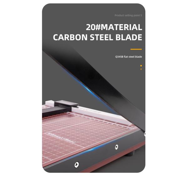 37 kg ZEQUAN A4 Tricotteur de papier à guillotine pour bureau, photo, carton, coupe-papier manuel