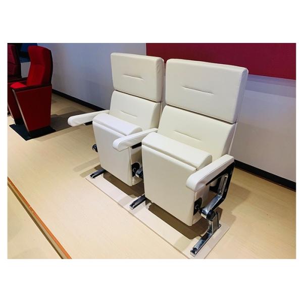 Места театра аудитории драпирования 160mm ткани с деревянной задней частью