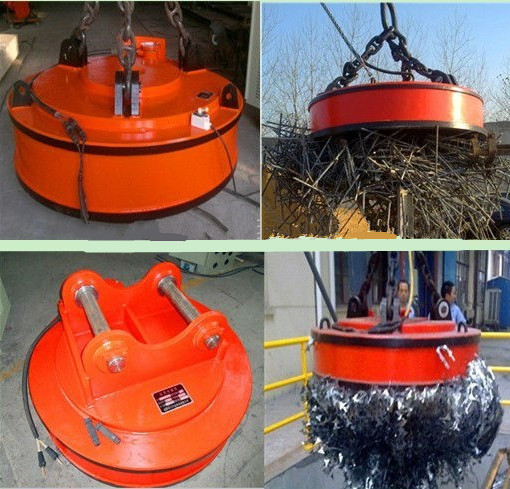 Round Shaped Permanent Magnetic Lifter Insulation Grade F High Lifting Capacity   Electromagnetic Lifter