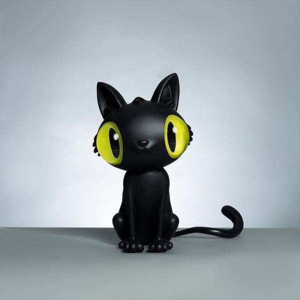 ODM Hand Carved Wooden Cat Statue Sculpture ISO9001 Certificate