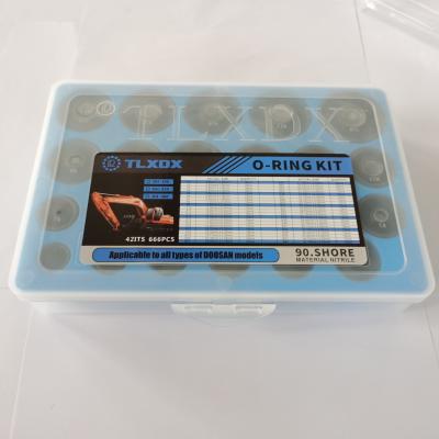 90 Shore O Ring Repair Kit Fits For Doosan Excavator DH-200 DH-220 DH-230