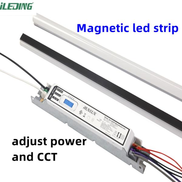 120-277V / 120-347V LED Troffer Retrofit 3CCT 3Power Selectable Magnetic Linear retrofit Kit