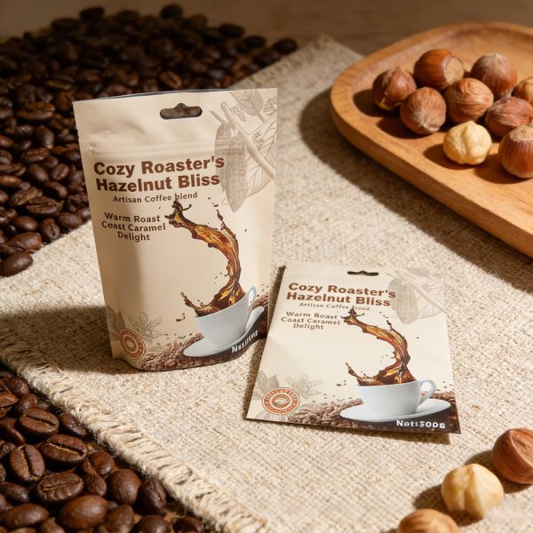 Zipper Lock Packaging Bag for Chocolate Flavored Baked Food Powder Featuring Eco-friendly Ink and Full Color Printing