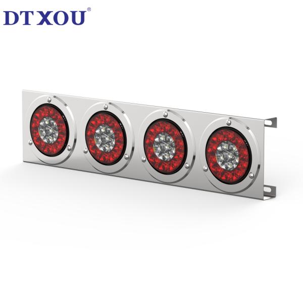 Truck Trailer Box Type Passenger Car Stainless Steel 4-Hole Parking Indicator 8155142170