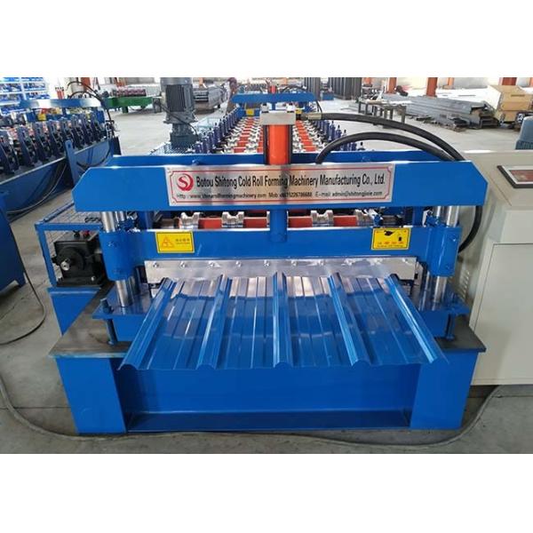 Rollo automático de la anchura 1000m m de la bobina que forma la máquina, rollo de la hoja de pared de PPGI que forma la máquina