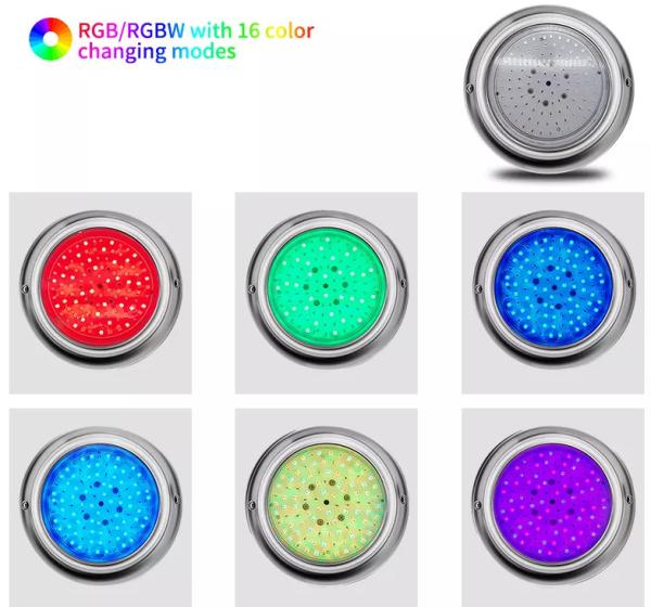 3000K 6000K Concrete Pool Light 316LSS Multicolor Mobile Phone Control