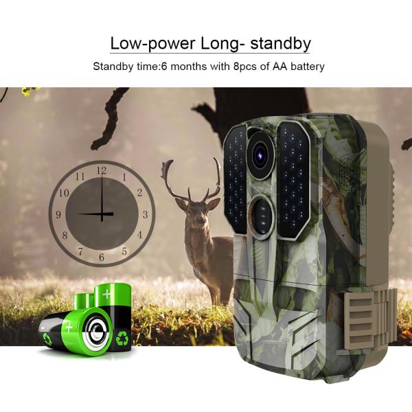 Ip65 Night Vision Trail Camera 0.4S Triggering Time Waterproof Wildlife Outdoor