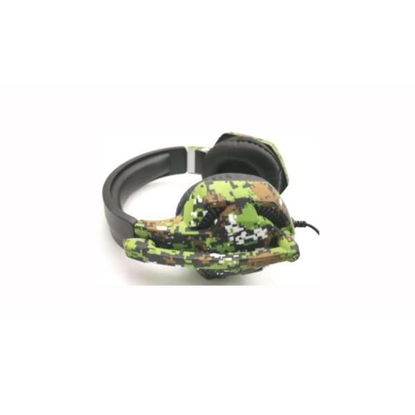 Wired Stereo Gaming Headset , Mobile Phones Headphones Compact Design For PC Computer