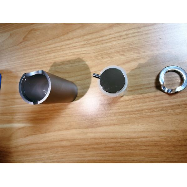 Shinny Silver Hide Away Lotion Pump Bottle 15ml 30ml 50ml 100ml