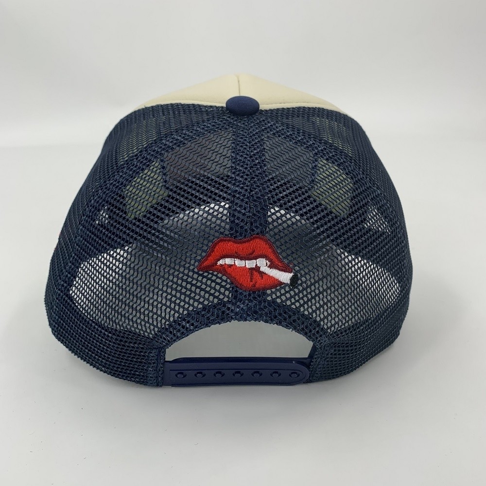 Base Ball Foam Blank Trucker Hats 5 Panel Embroidery Polyester Rope Puff Printing